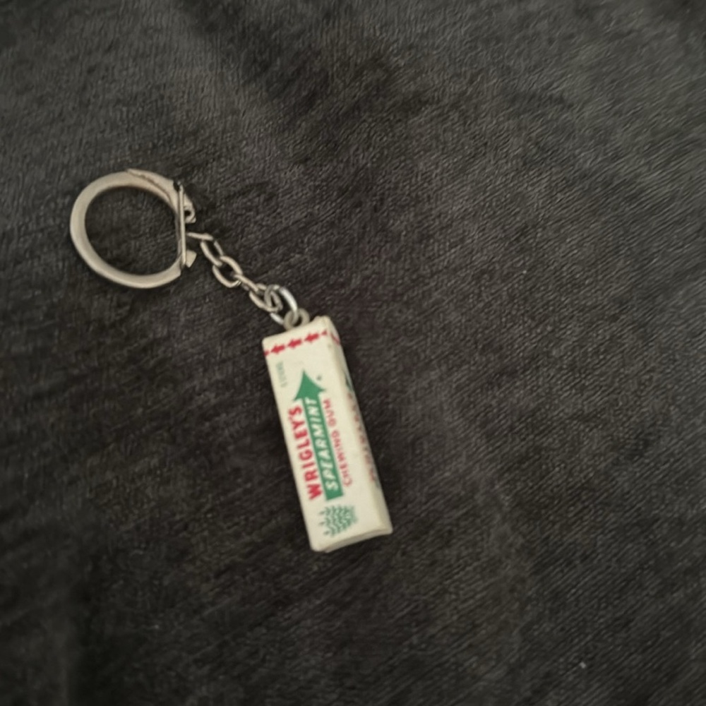 Vintage 6 Unique Keychain Set with Cartoon and Novelty Designs - Picture 5 of 7